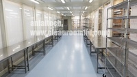 Capsules souples type modulaire, 20 pièces, salles de nettoyage murales