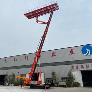Plateforme élévatrice Sky Rise, équipement hydraulique à grande portée, élévateur pour travaux en hauteur pour les chantiers de construction de bâtiments de grande hauteur - Product Image 4