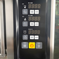 Four électrique professionnel commercial pour boulangerie, 3 niveaux, 9 plateaux, avec protection contre la surchauffe