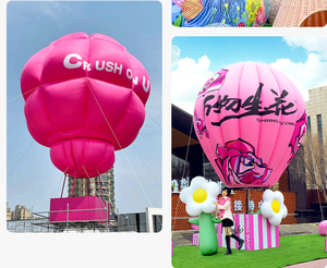 Ballon publicitaire gonflable multicolore pour événements extérieurs, décoration de parcs d'attractions, emballage personnalisé - Product Image 6