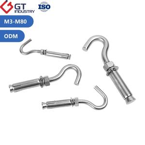 Boulon à œil en acier inoxydable SS304 201 316 316L, manchon d'expansion, ancre, boulon à œil, 5/8 3/4 1/2 3/8 200 mm, boulon d'expansion avec <span class=keywords><strong>crochet</strong></span> - Product Image 3