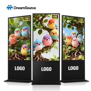Afficheur numérique sur pied DreamSource 65 pouces, écran LCD 4K Ultra HD, kiosque publicitaire intérieur avec CMS intégré - Product Image 1