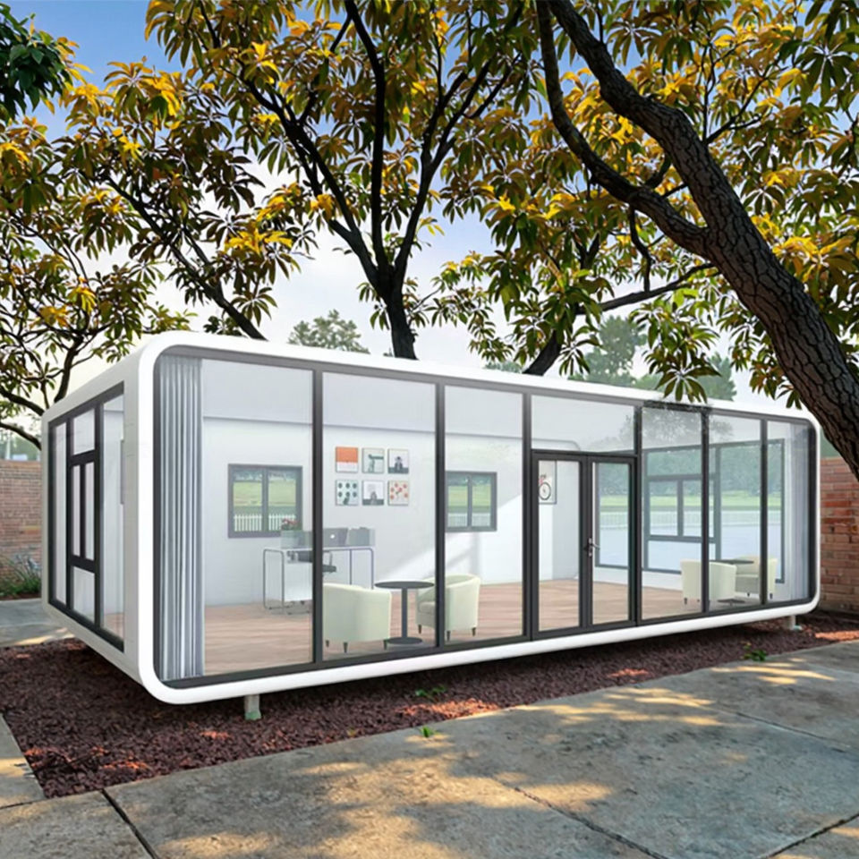 Space Capsule Mobile Home Bed Hotel Cabin Prefabricated Modular Container Small Capsule Room With Kitchen and Bathroom - Image 6