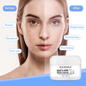 <span class=keywords><strong>Crème</strong></span> hydratante au lait de chèvre en gros, meilleure vente, éclaircissante, <span class=keywords><strong>anti</strong></span>-âge, <span class=keywords><strong>anti</strong></span>-<span class=keywords><strong>rides</strong></span>, blanchissante, <span class=keywords><strong>crème</strong></span> de nuit 50ml - Product Image 3