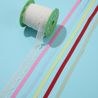 001-10 Bande élastique multicolore à pliure haute élasticité pour sous-vêtements et accessoires de couture de vêtements – Vente en gros