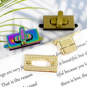 Deepeel BF451-hebillas giratorias rectangulares para bolsos, accesorios para bolsos, cierre de mano, 35x17mm - Product Image 5