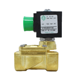 Italienisches ODE Magnetventil 21WA3K0V130/21WA4K0V130 2/2-Wege N.C. Pilotgesteuerte Wassermedien-Kugelstruktur für Mittlere Temperaturen - Product Image 4