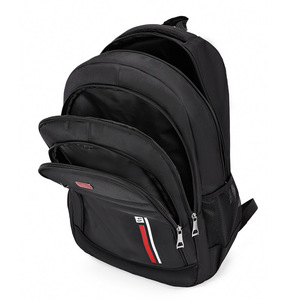 Men's Business <b>Backpack</b> 16-Inch Large Capacity Laptop <b>Compartment</b> Travel <b>Backpack</b> Solid Color Shoulder Straps - Product Image 4