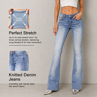Jean slim en denim mélangé coton délavé avec texture rétro, pantalon stretch ajusté pour femme, idéal pour toutes les occasions et un style décontracté