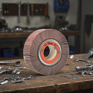 Disco Abrasivo de Tela Corundum Ttake de 165x50x54 mm con Orificio para Pulir Metal - Product Image 3