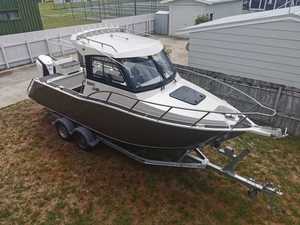 Bateau de pêche hors-bord en aluminium de 22,5 pieds, personnalisable pour la pêche familiale et professionnelle, yacht de luxe, <span class=keywords><strong>patrouille</strong></span> sportive, <span class=keywords><strong>7</strong></span> personnes - Product Image 4