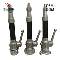 Nosel Pemadam Kebakaran Hong'an DN50 Tipe Rusia GOST 2 Inci, Nosel Semprot Jet dari Aluminium Alloy untuk Pemadam Kebakaran, Pabrik OEM