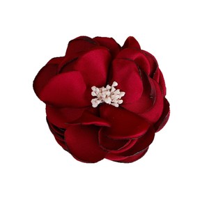 Accessoires pour cheveux en tissu tricoté à la main, style coréen, fleurs 3D en tissu rose, pour bijoux DIY, couronnes et guirlandes de mariage - Product Image 5