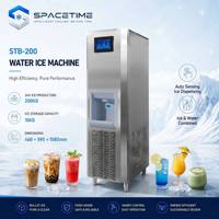 Machine à glaçons industrielle et commerciale 200 kg/jour avec compresseur robuste, haute productivité, automatique, vente en gros, personnalisable