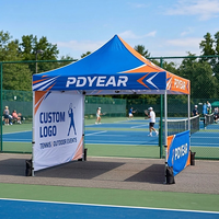 Gazebo publicitaire portable, imperméable, avec impression personnalisée, tentes de marché pour les vendeurs