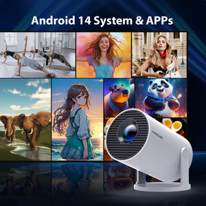 Proyector Android 14 720P para HY300 Pro 290 ANSI con Corrección Trapezoidal Automática, WiFi 6, BT5.4, Portátil, Compatible con 8K - Product Image 4