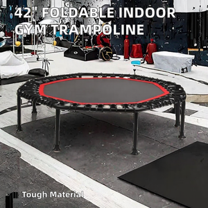 48-Inch Portable Octagon <strong>Trampoline</strong> with Custom Logo Durable PVC Foam Foldable Fitness Gym Equipment Safe for Indoor Adults Use - Product Image 2