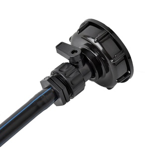 Raccord d'eau 1/2'' 3/4'' 1'' pour tuyau de jardin, connecteur de robinet S60 à filetage grossier, coudé pour réservoir IBC, connecteur de tuyau PE - Product Image 5