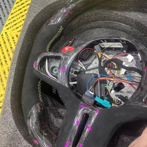 Volante de Fibra de Carbono con LED para <span class=keywords><strong>BMW</strong></span> Serie 3 4 5 6 7 G20 G30 G20 G80 G21 G22 G31 G32 G11 M3 M4 M5 330i <span class=keywords><strong>330e</strong></span> 340i 440i - Product Image 2