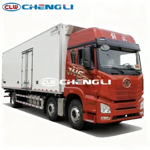 Camion frigorifique FAW J6L 4X2 de grande capacité avec congélateur pour le transport de nourriture et de viande - Product Image 2