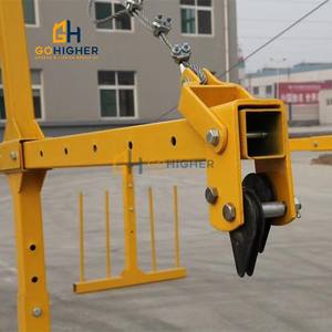 Plateforme de travail suspendue temporaire légère <span class=keywords><strong>et</strong></span> flexible pour <span class=keywords><strong>toiture</strong></span> en hauteur, Zlp800, galvanisée, <span class=keywords><strong>prix</strong></span> de la plateforme suspendue - Product Image 4