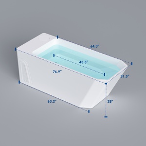 Icegalax U.S. Stock Bañera de Hielo Todo en Uno Integrada con Enfriador y Filtro para Terapia de Agua Fría - Product Image 6