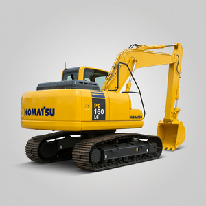Excavatrice sur chenilles Komatsu Pc160-7 Jaune Hydraulique pour travaux de construction 16 tonnes - Product Image 1