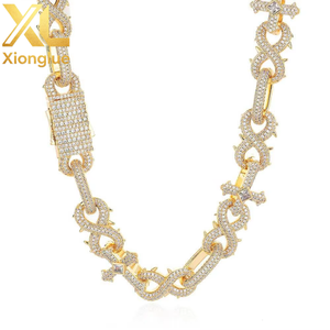 Elite Edition Spectrum Moissanite Necklace 925 Sterling Silver <b>Lab</b> Created Color Diamond <b>Rainbow</b> Chain Iced Out Bling VVS Tester - Product Image 3