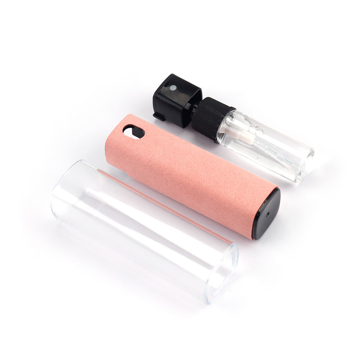 Funda para PC ovalada rosa de cuero sintético ultrasuave, fácil de limpiar con un simple rociado.