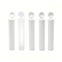 Tube en PP de haute qualité OEM ODM avec couvercle à clapet, conteneur rond en plastique de 117 mm, fournisseur source, boîte de rangement cosmétique à ouverture facile
