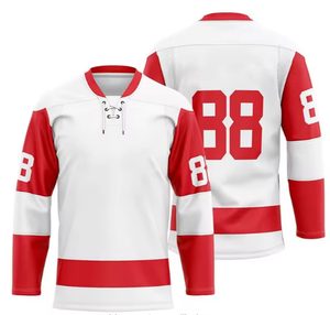 Magliette di Hockey all'ingrosso di alta qualità a buon mercato di sublimazione Hockey maglia sportiva uniforme manica lunga Hockey sublimazione camicia sportiva - Product Image 2