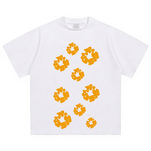 T-shirt en coton à imprimé graphique pour homme, coupe décontractée, streetwear tendance, tissu doux et respirant pour un usage quotidien - Product Image 5