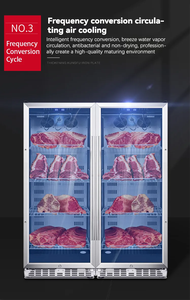 Livraison gratuite 240 litres affichage de cuisine construit dans le boeuf viande durcissement armoire steak maturation réfrigérateur - Product Image 2