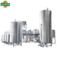 55 millones de equipos de cervecería industrial Tanque de ebullición doble Seis recipientes Lager 55000KL 55000 toneladas Producción anual Fábrica de cerveza