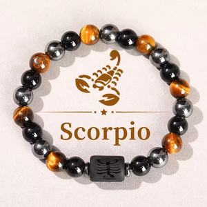 Bracelet JD GEMS Populaire des Douze Constellations du Zodiaque en Pierres Naturelles, Meilleure Vente, Bracelet en Perles Fines - Product Image 5