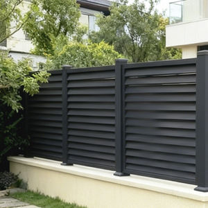 New Arrival Wholesale Price <strong>Meta</strong> Louver Fencing OEM/ODM Custom Prefabricated Louver Fence for Industrial Area - Product Image 1
