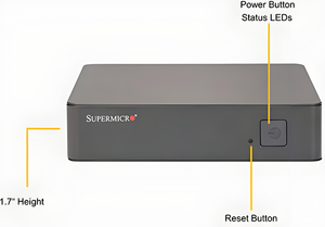 เซิร์ฟเวอร์ขนาดเล็ก Supermicro SuperServer E200-9B รุ่นใหม่ล่าสุด - 1 ซีพียู Intel Pentium N3700 Quad-core (4 คอร์) 1.6-2.4GHz มีสินค้าในสต็อก - Product Image 5