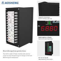 Contrôleur de niveau d'eau AOSHENG avec affichage numérique et graphique à barres, RS485 Modbus, pour l'automatisation industrielle