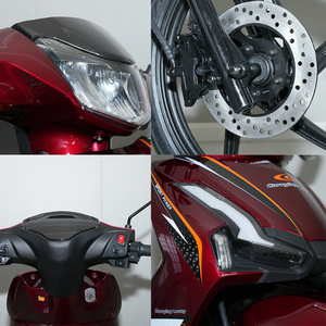 จักรยานไฟฟ้าสมรรถนะสูง สกู๊ตเตอร์ไฟฟ้า <span class=keywords><strong>มอเตอร์ไซค์</strong></span>ไฟฟ้า เหมาะสำหรับการเดินทางระยะไกล 120 กม. จักรยานไฟฟ้าสำหรับผู้ใหญ่ - Product Image 3