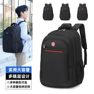 Men's <b>Large</b> <b>Capacity</b> <b>Backpack</b> With Multiple Compartments Laptop Bag For Everyday Use - Product Image 1