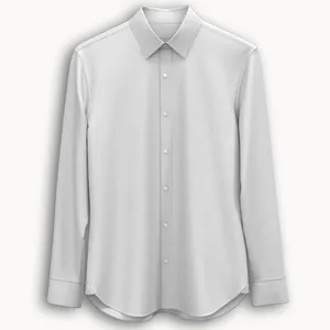 Rts 100/2S 100% Katoenen Garen Dye Dobby Twill Solid Medium Gewicht Geweven Effen Wit Shirts Stof Katoen stof