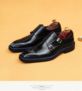 Zapatos Oxford de Hombre para Otoño, con Cordones, Punta Redonda, de Cuero Genuino, con Diseño a Cuadros, Casuales de Negocios, para Boda, que Aumentan la Estatura - Product Image 1
