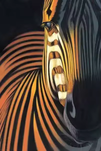 Pintura al Óleo Moderna de Elefante Africano Pintado a Mano, Diseño Único para Decoración de Hotel u Hogar - Product Image 2
