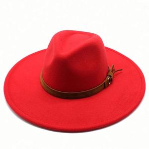 Venta al por Mayor de Sombreros Fedora de Ala Ancha de 9.5 cm con Estampado de Serigrafía Personalizado para Otoño e Invierno, para Mujeres y Hombres, Moda - Product Image 4