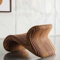 Chaises de loisirs en bois lamellé-collé en fibre de verre Y725, finition huile naturelle, résistantes aux UV, écologiques, pour hôtels et hôpitaux