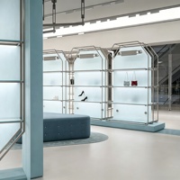 Meuble de présentation pour magasin de chaussures, vitrine sur mesure pour vêtements et sacs pour femmes, étagère de présentation, armoire de rangement, décoration et rénovation de magasin