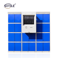 CHNSMILE Boîte aux Lettres Personnalisée en Métal pour Extérieur, Smart Sécurisée, Pratique, Colis avec Lumières, avec Système de Casier Casier Intelligent