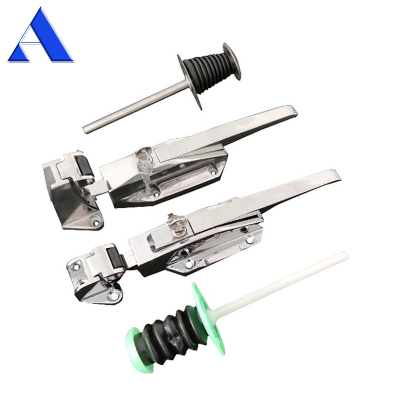 Stainless Steel Cold Room Door Handle Lock Freezer Oven Handle Latch ...