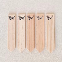 Tableaux de notes de bureau DIY populaires en bois massif écologique poli avec étiquettes de classification pour plantes en pot
