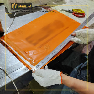 MaoHua Plastic Courier <b>Bags</b> Orange Red <b>Self</b> <b>Sealing</b> Custom Size High Strength Express Packaging Foshan Shunde - Product Image 1